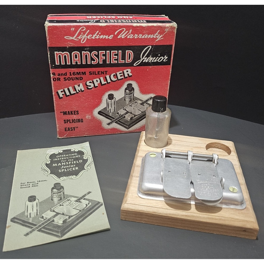 Vintage Mansfield Junior Film Splicer
